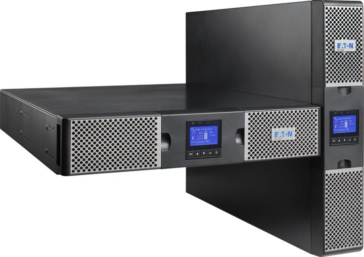 Eaton 9PX 2200i 2200VA/2200W Tower/Rack UPS RS-232/USB 3U Man. Bypass, 4xSchuko 19Z Kit Looptijd (2200 VA, 2200 W, Online dubbele transformator UPS)