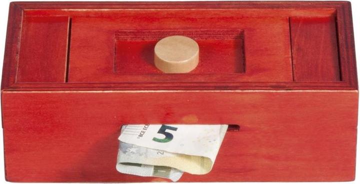 Actual product image Fridolin Trick Box for "Money Notes" -red/buttons