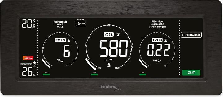 Produktbild Technoline WL 1035 Luftgütemonitor (Messgerätkoffer)