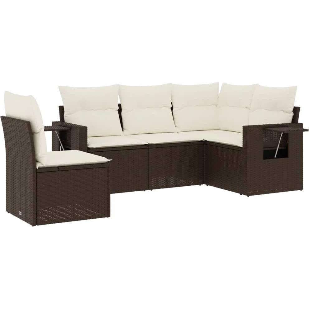 VidaXL, Gartenlounge, 10-tlg. Garten-Lounge-Set mit Kissen