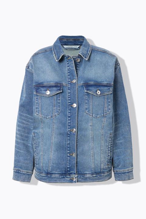 Produktbild Studio Untold Jeansjacke, oversized, hellgewaschen (54)