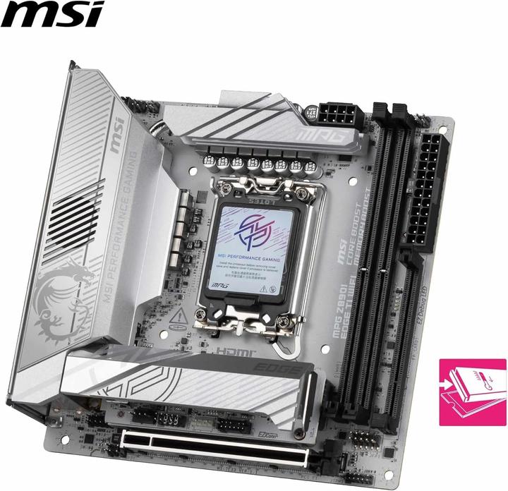 Productafbeelding MSI MPG Z890I EDGE TI WIFI (LGA 1851, Intel Z890, Mini-ITX)