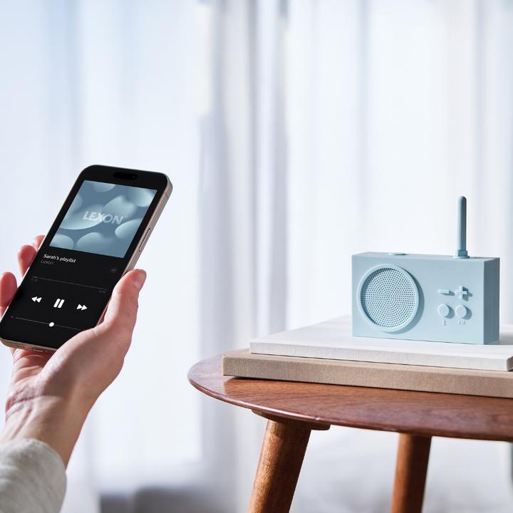 Image du produit Lexon TYKHO3 Radio FM et haut-parleur sans fil Bleu clair (FM, Bluetooth)