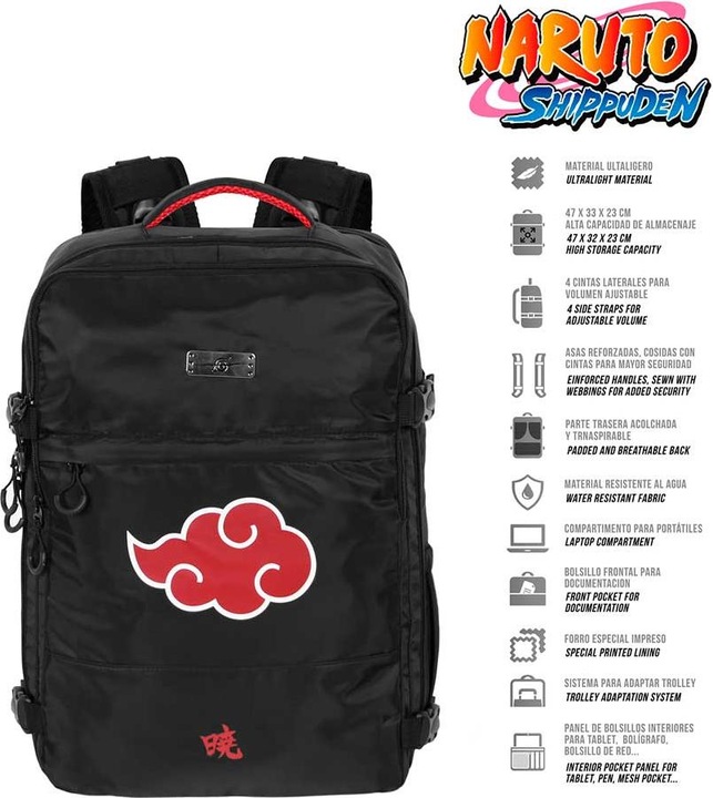 Actual product image Karactermania Large Mercury Travel Backpack 47x23x33cm Clouds