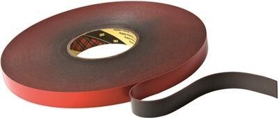 3M Double-sided adhesive tape 4611F VHB dark grey 19x1.1mm x3 (19 mm)