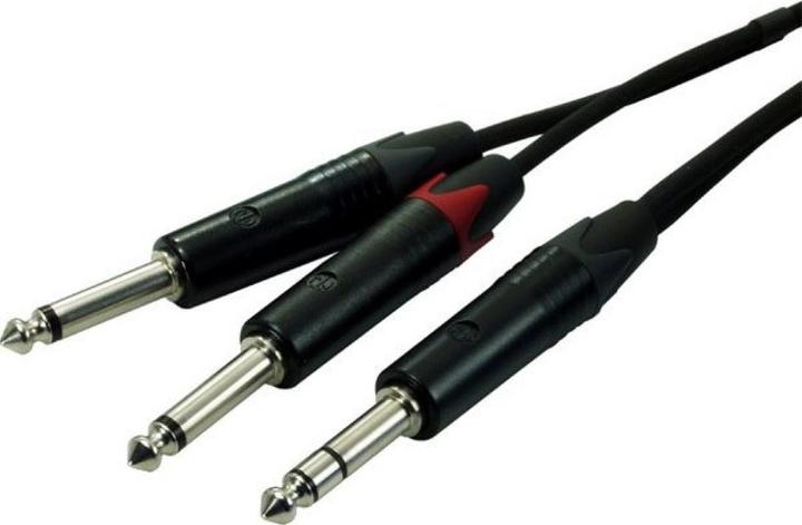 Actual product image Contrik Jack to 2x jack (3 m, Mid range, 6.3mm jack)