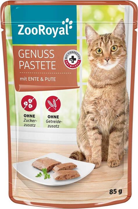Zooroyal Genuss Pastete Ente & Pute (24 Stk., 2040 g)