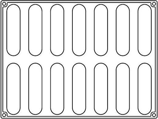 Produktbild Pavoni Silikonform Eclair
