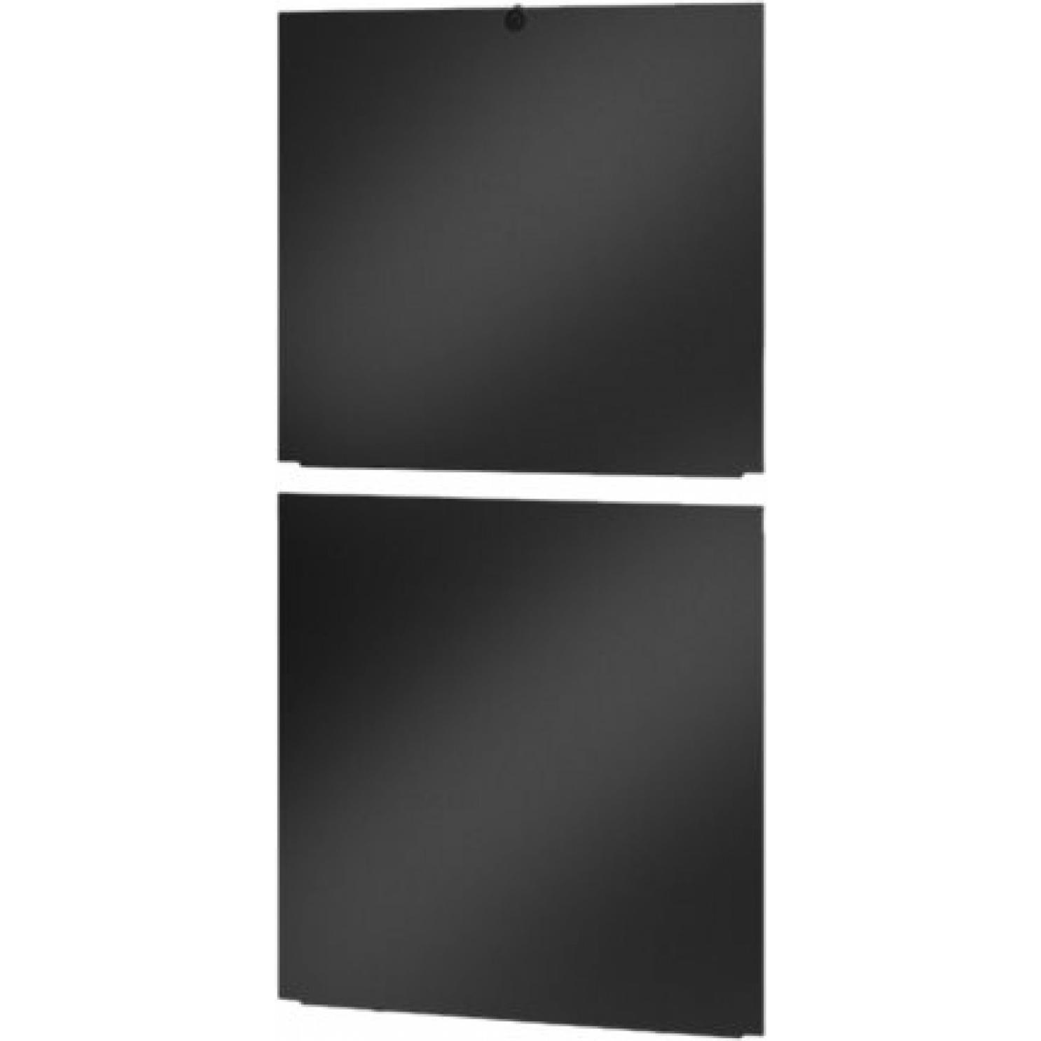 APC Easy Rack Side Panel 42U/1000mm Deep Split Side Panels Qty 2, Serverschrank Zubehör, Schwarz