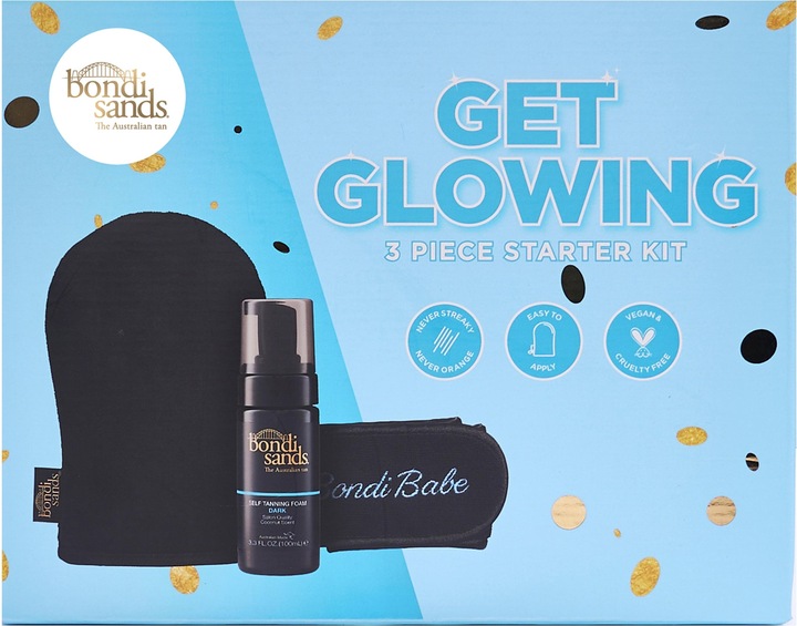 Produktbild Bondi Sands Glow and Go starter set dark foam 100 ml (Selbstbräunungsschaum, 100 ml)