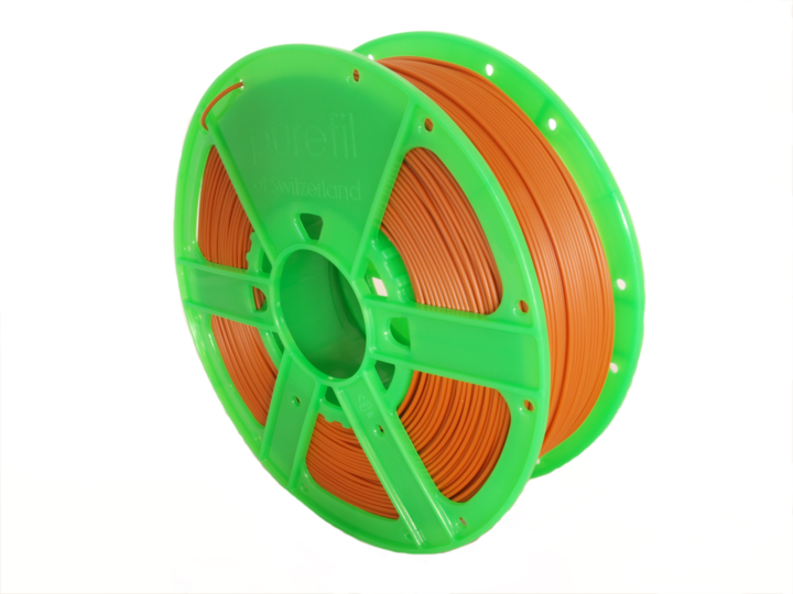 Actual product image Purefil FIlament (PLA, 1.75 mm, 1000 g, Orange)