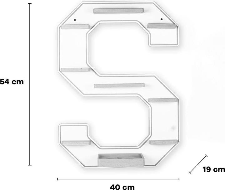 Produktbild VCM Regal Buchstabe S für Toniebox Tonies