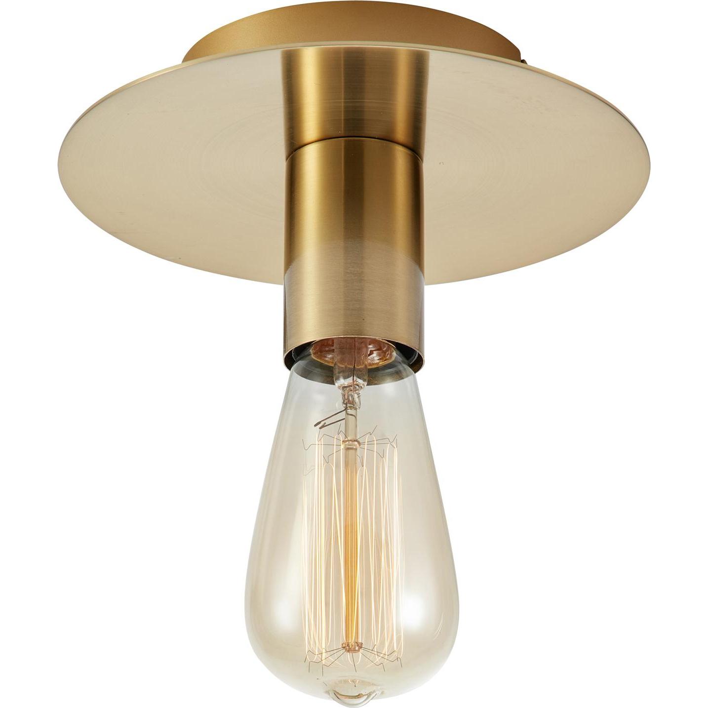 Markslöjd, Applique + Plafoniera, PIATTO Ceiling 1L Dark Brass