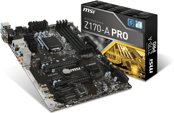 Actual product image MSI Z170-A Pro (LGA 1151, Intel Z170, ATX)