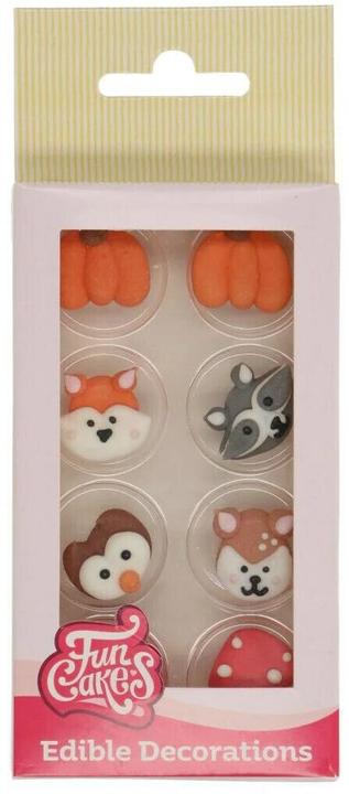 Actual product image FunCakes Sugar decorations forest animals 8 pieces (8 pcs.)