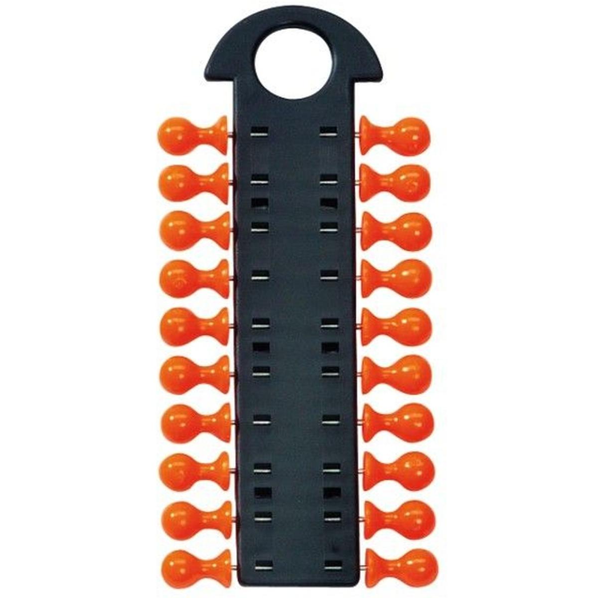 Laurel, Zubehör Präsentieren, Pinwand/Markierungsnadel-Magazin 8x14mm orange