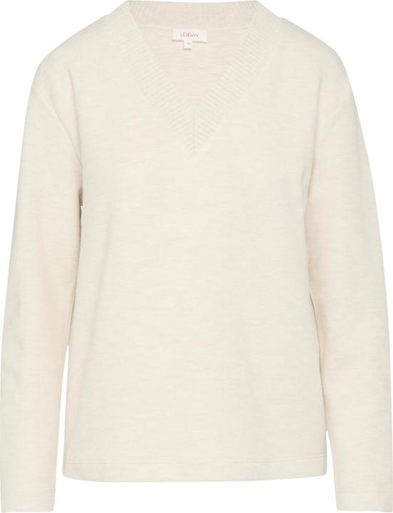 Produktbild S.Oliver Sweatshirt Weiches Sweatshirt mit V-Ausschnitt (34)