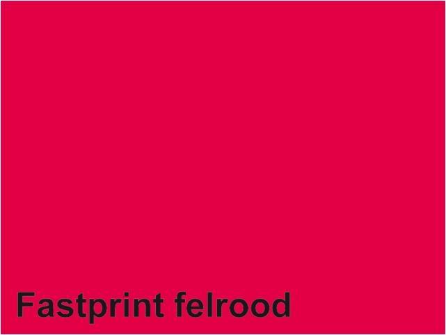 Quantore Kopierpapier Fastprint A4 80gr leuchtrot 100 Blatt (80 g/m², 100 x, A4)