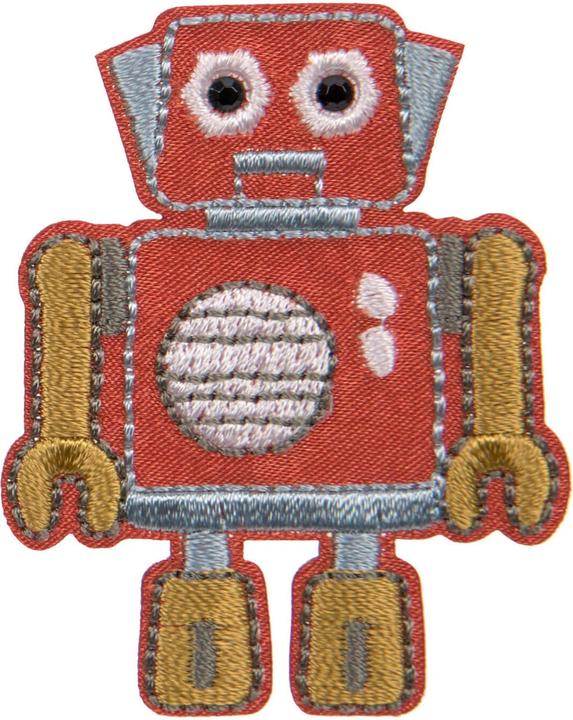 Produktbild Lässig Aufbügelbild Roboter 3 Stück