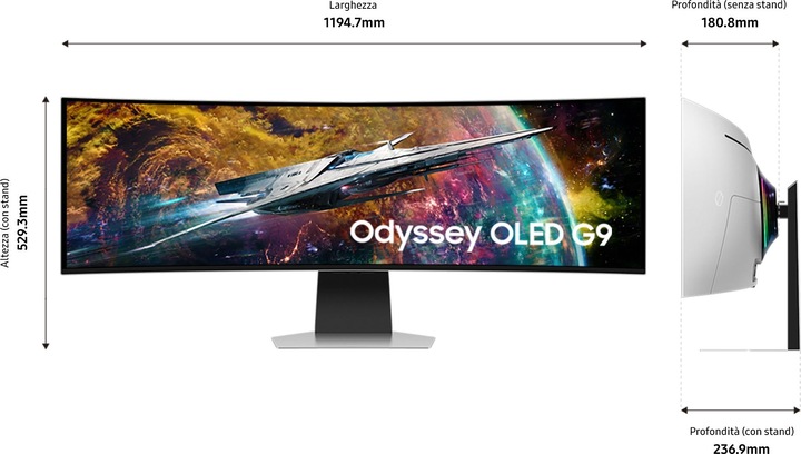 Image du produit Samsung LS49CG950SUXEN (5120 x 1440 pixels, 49")