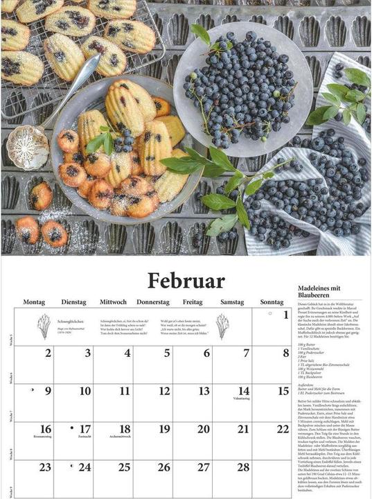 Produktbild DUMONTSneuerKüchenkalender2026-Broschürenkalender-mitRezeptenundGedich (420 x 290 mm, Kein Einband, Deutsch)