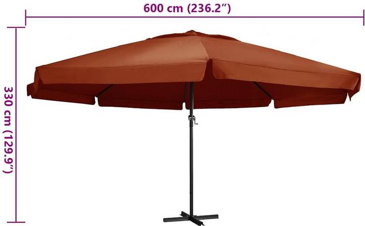Produktbild vidaXL Sonnenschirm (1 m)