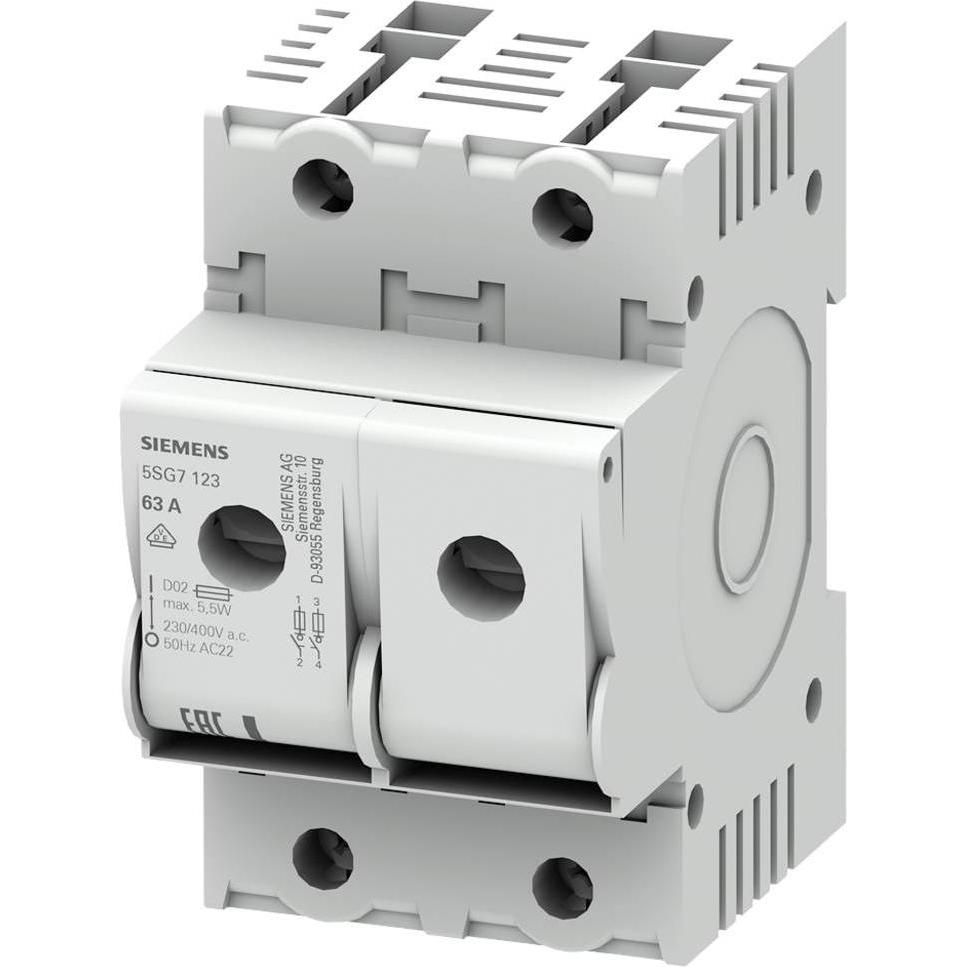 Siemens, Sicherung, MINIZEDLasttrennschalter D02 (63 A)