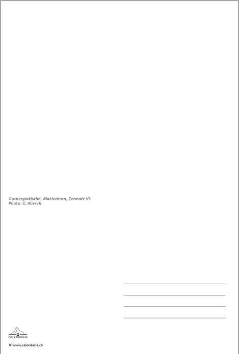 Image du produit Petit calendrier suisse 2025 (22 x 15 cm, Couverture rigide, Allemand)