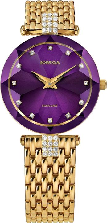 Actual product image Jowissa Facet rhinestones (Analogue wristwatch, 30 mm)