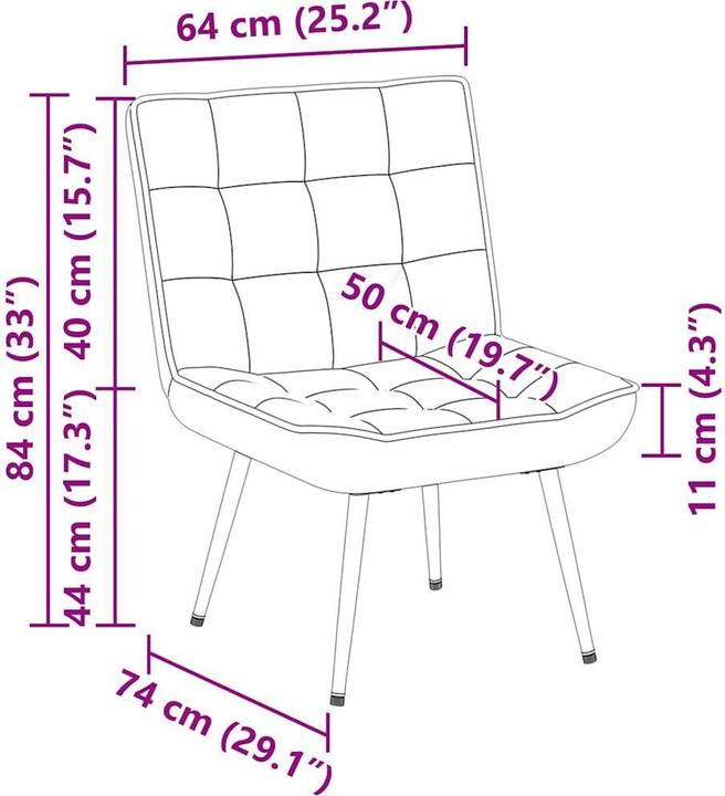 Produktbild vidaXL Relaxsessel