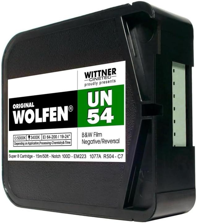 Immagine prodotto Orwo B W negative film SUPER 8 ISO 64200 with development scan