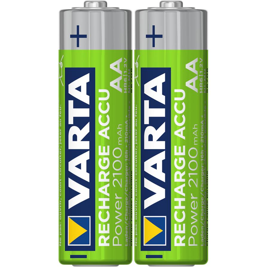Thumbnail - Varta Recharge Accu Power (2 Stk., AA, 2100 mAh), Batterien + Akkus