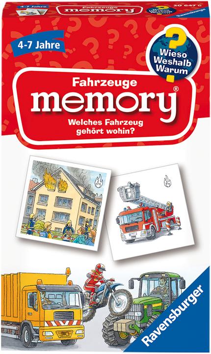 Actual product image Ravensburger Memory - Vehicles (German)