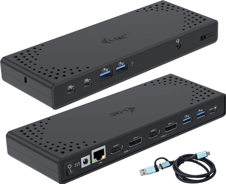 Produktbild i-tec Cadua4kdockpdl2 (USB-C, 12 Ports)