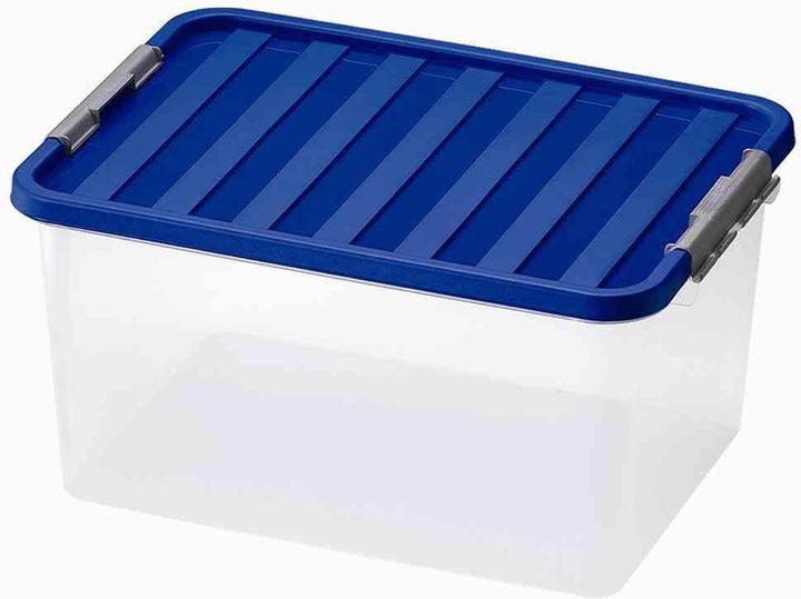 Produktbild Heidrun Clipbox aus Kunststoff in Farbe transparent, 52x36x26 cm Inhalt: 38 l (52 x 36 x 26 cm, 38 l)