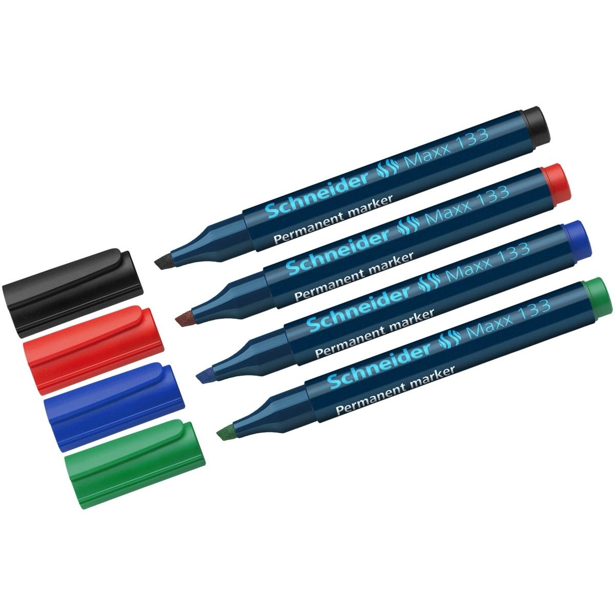 Thumbnail - Schneider, Marker, Maxx 133 Marker (Tiefblau, 4 mm, 4 x)