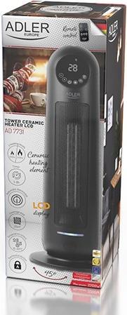 Actual product image Adler AD 7731 Electric Space Heater Indoor Electric Space Fan Heater (2200 W)