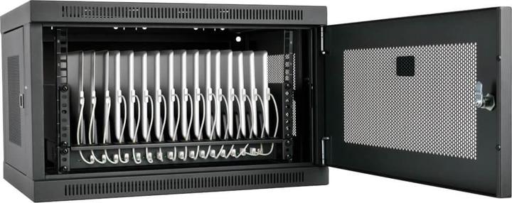 Image du produit Eaton Tripp Lite Series CS16USB Chariot et armoire mobiles Armoire pour la gestion des appareils portables Noir