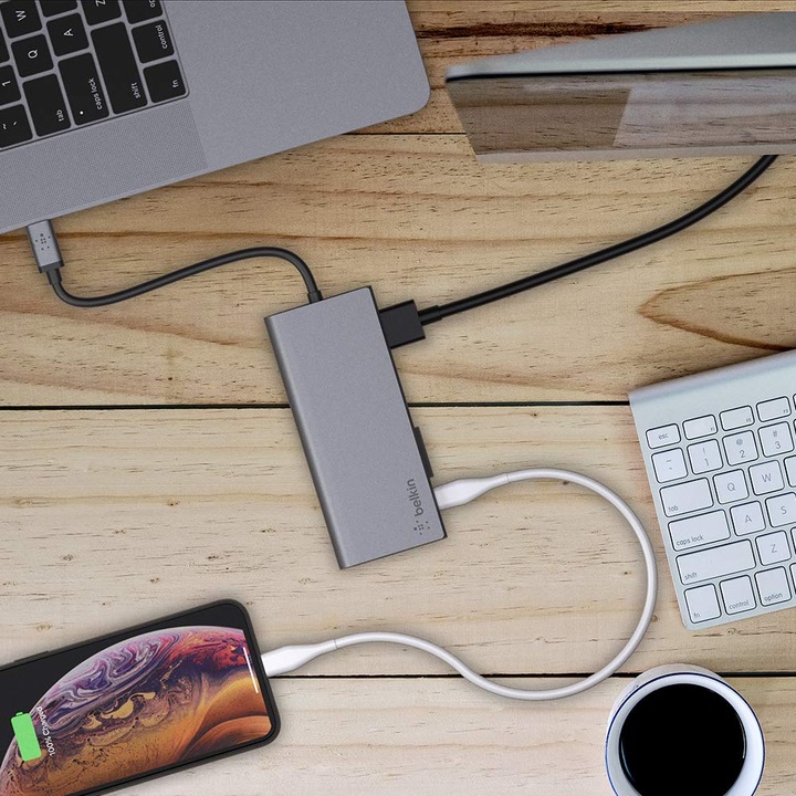 Actual product image Belkin Multimedia (USB-C, USB-A, 1 Ports)