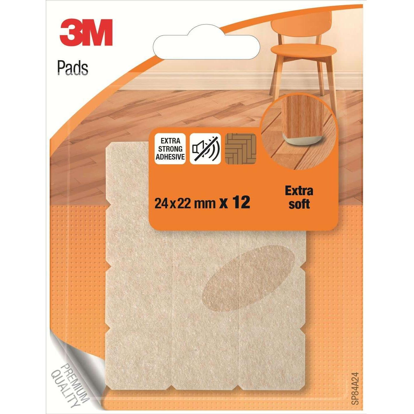 Scotch, Feltrini + Protezione mobili, Alianti in feltro (Alianti in feltro, 12 pz.)