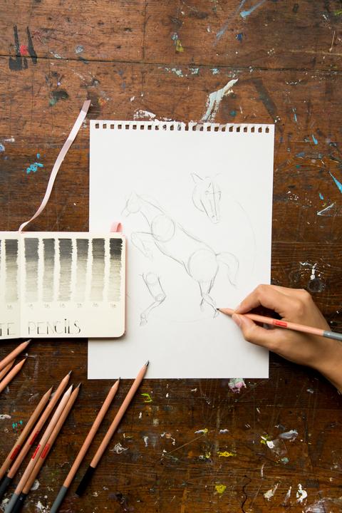 Produktbild Talens Malbuch 13 x 21 cm Pastellrosa (A5)