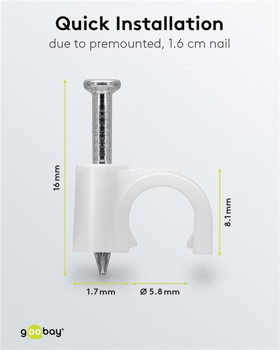 Produktbild Goobay Kabelschelle