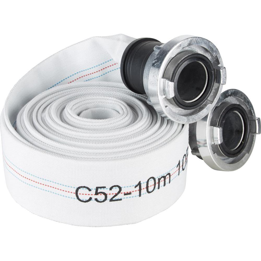 Geka, Gartenschlauch Aufbewahrung, Karasto Bauflachschlauch mit C Kupplung 52 mm 30 Meter (30 m)