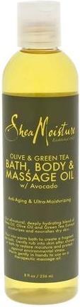 Shea Moisture Olive & Green Tea Bath-Body & Massage Oil for Unisex 8oz (Körperöl, 8 ml)