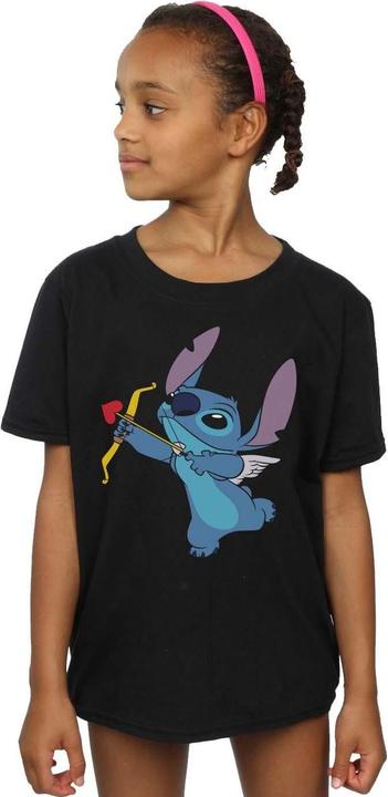Image du produit Disney - T-shirt LILO AND STITCH STITCH CUPID VALENTINES - Fille (128)