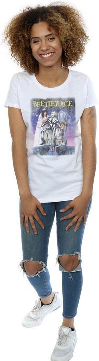 Produktbild Beetlejuice Distressed Poster TShirt aus Baumwolle (L)