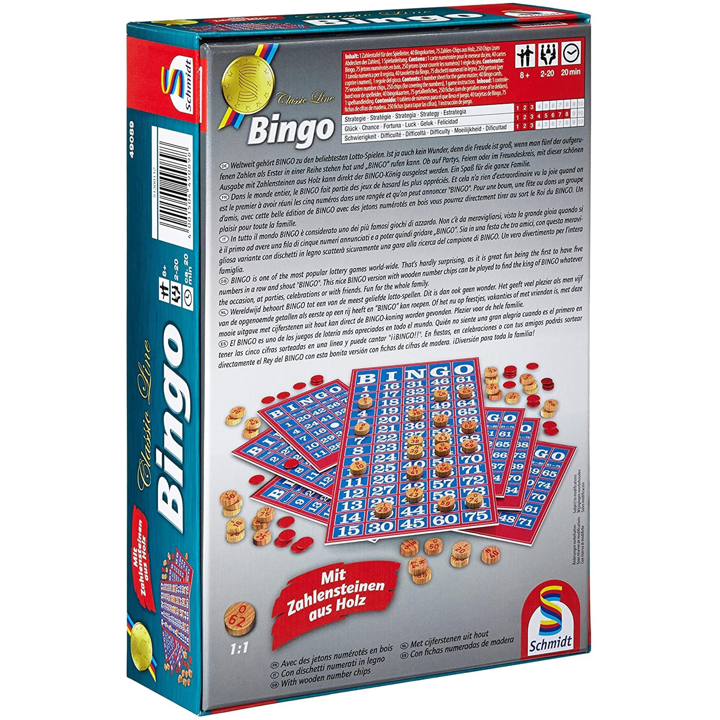 Schmidt Spiele Bingo (Multilingual)