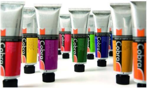 Image du produit Talens Oel Cobra peinture à l'eau vert olive 620 (Vert olive, 40 ml)