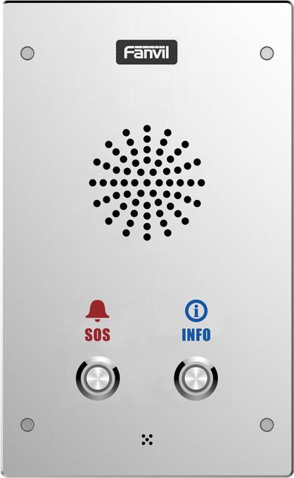 Actual product image Fanvil I16S-02P SIP audio intercom (Cable)