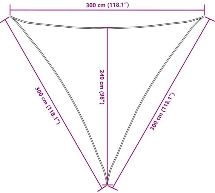 Actual product image VidaXL Awning (300 x 300 x 300 cm)